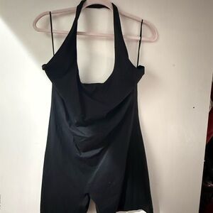Garage Black Nylon-Spandex Top